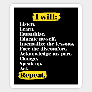 I Will Sticker